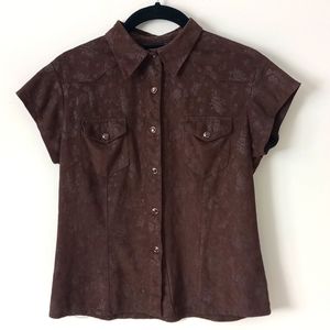 Outback short sleeve sueded shirt